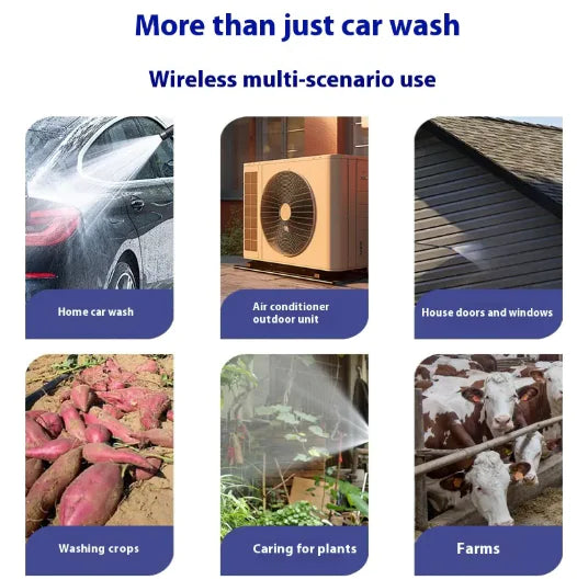 PowerJet™ Black — Cordless 21V High Pressure Washer