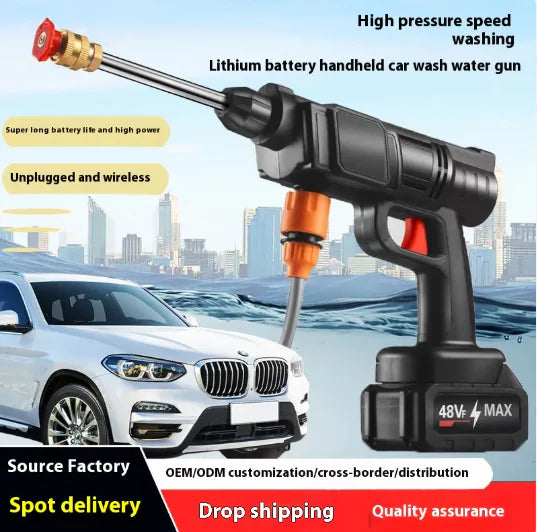 PowerJet™ Black — Cordless 21V High Pressure Washer